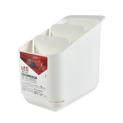 Escurridor de cubiertos blanco