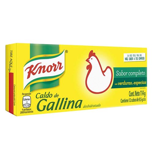 Caldo gallina KNORR 12 un.