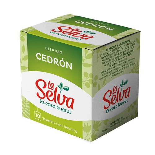 Té LA SELVA cedrón 10 un. 20 g