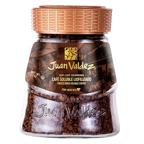 Café soluble JUAN VALDEZ liofilizado premium 95 g