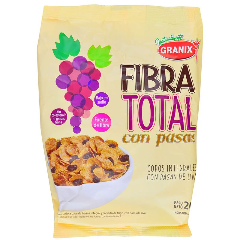 Cereal-GRANIX-Fibra-Total-con-Pasas-de-Uva-200-g-0