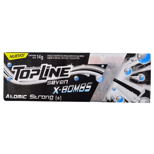 Chicle TOPLINE 7 Atomic Strongt 14 g