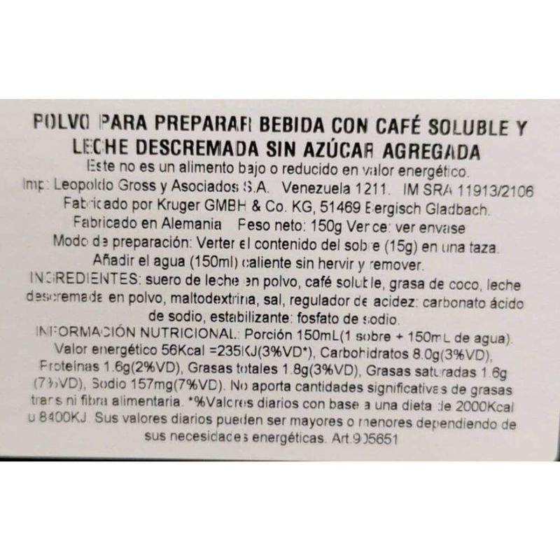 Cappuccino-KRUGER-Dolce-Vita-sin-azucar-150-g-1