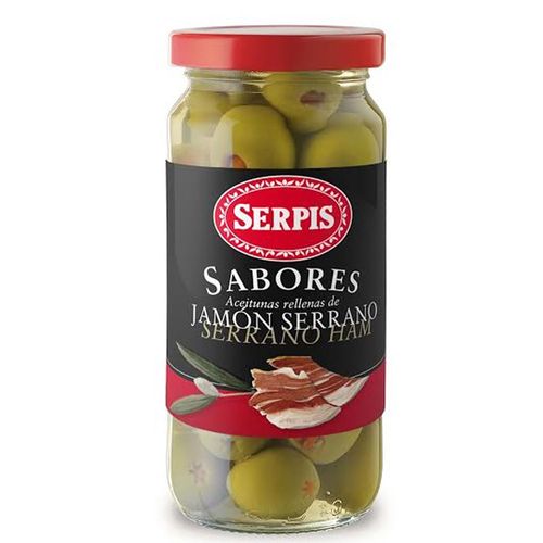 Aceitunas SERPIS con jamón 235 g