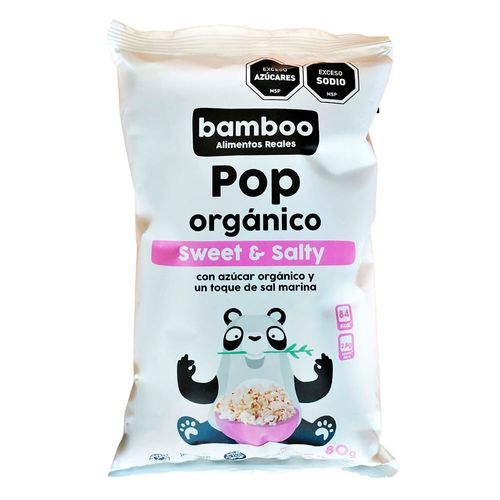 Pop BAMBOO orgánicos Sweet & Salty 80g