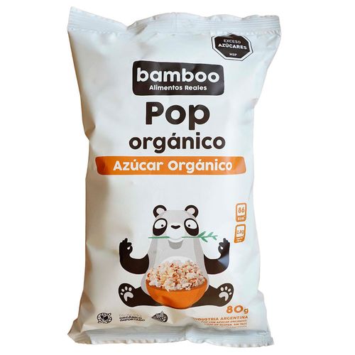 Pop BAMBOO orgánico con azúcar