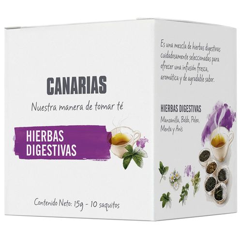 Te CANARIAS hierbas digestivas 10 un.