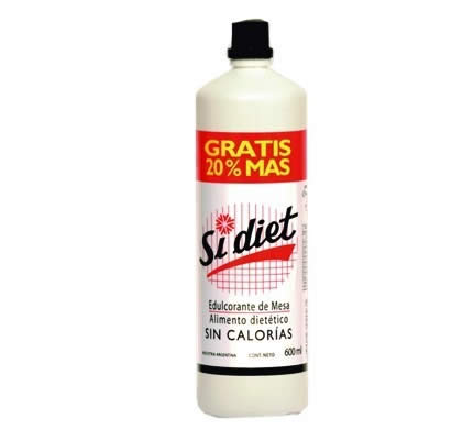 Edulcorante líquido SI DIET 600 ml