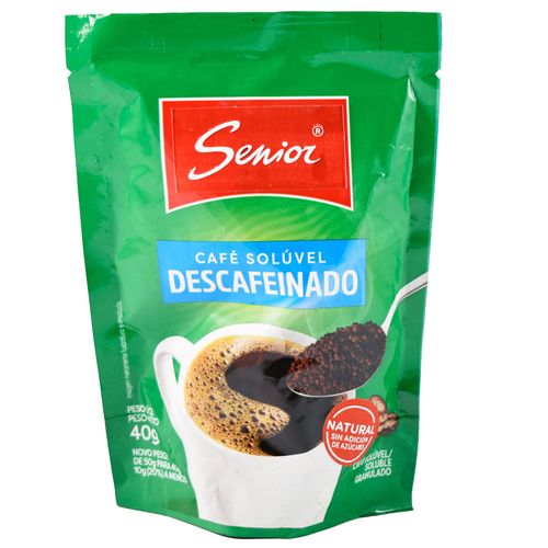Café soluble descafeinado SENIOR sachet 40 g