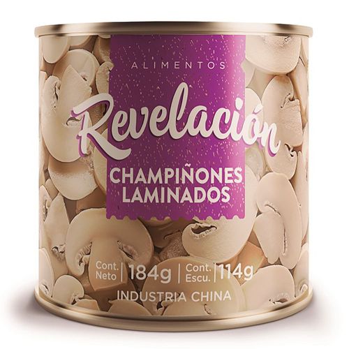 Champiñón laminado REVELACIÓN 184 g