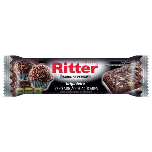 Barrita cereal Ritter zero brownie 25 g