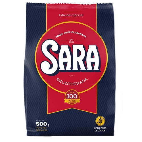 Yerba SARA edición especial 100 años 500 g