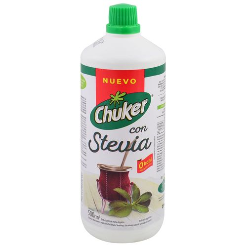 Edulcorante líquido CHUKER con stevia 500 cc