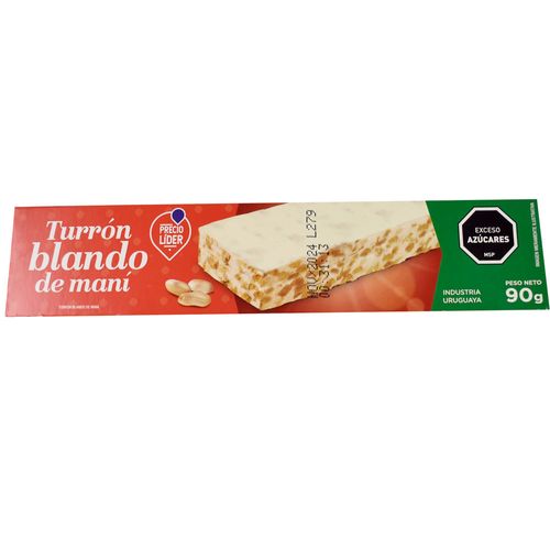 Turrón PRECIO LÍDER blando 90 g