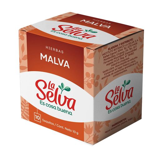 Té LA SELVA malva 10 un.