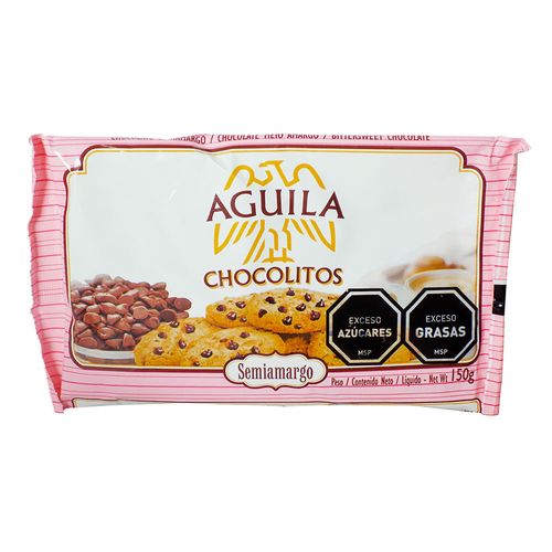 Chocolate semiamargo chispitas AGUILA chocolitos