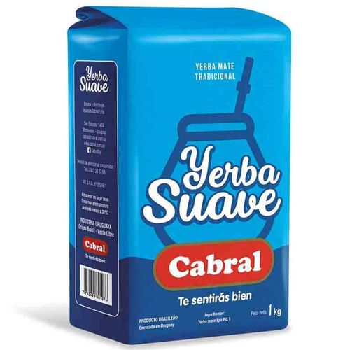 Yerba CABRAL Suave 1 kg