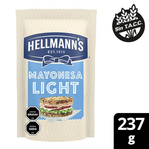 Mayonesa light HELLMANN'S 250 cc