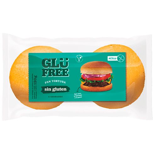 Pan tortuga GLU Free 2 unidades 120g