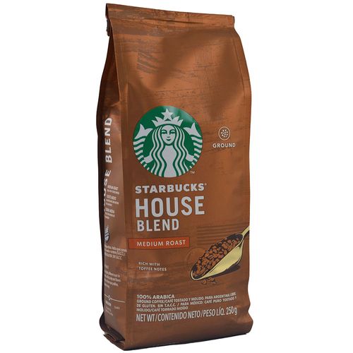 Café molido STARBUCKS medium house blend 250g