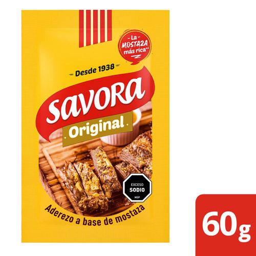 Mostaza SAVORA argentina sachet 60 g