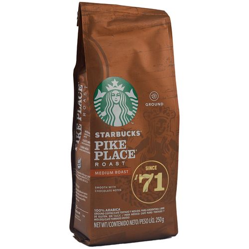 Café molido STARBUCKS medium pike place 250g