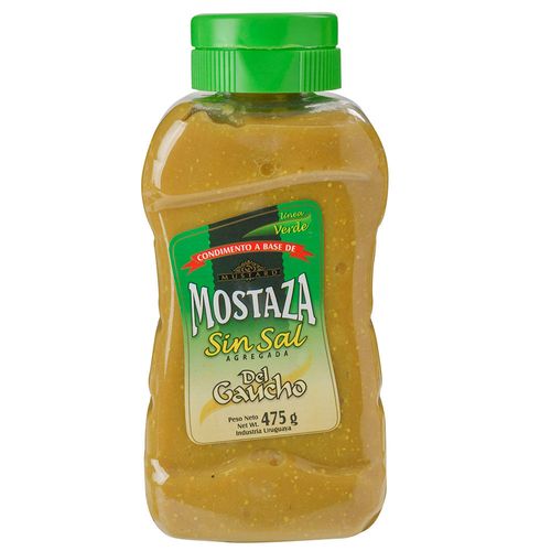 Mostaza sin sal DEL GAUCHO 475 g
