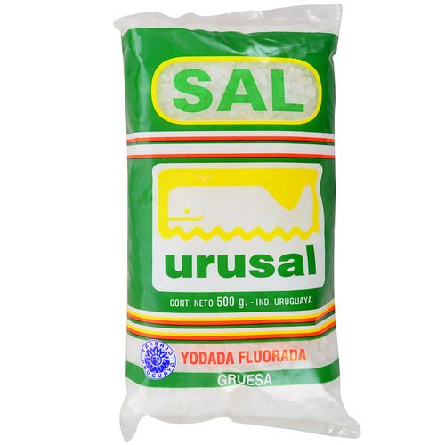 Sal gruesa URUSAL yodada fluorada 500 g