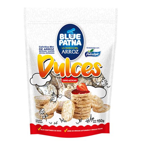 Galleta arroz mini BLUE PATNA dulces 150 g