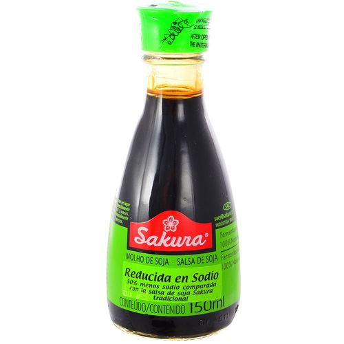 Salsa de soja SAKURA reducida en sal 150 ml