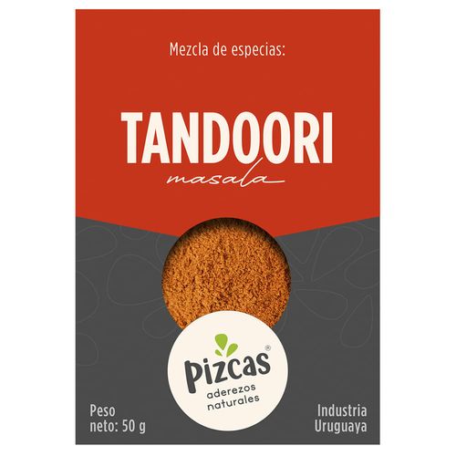 Aderezo tandoori masala PIZCAS 50 g