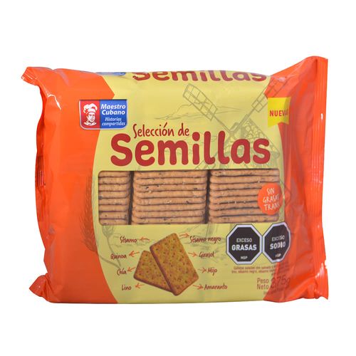 Galletas MAESTRO CUBANO selección de semillas 375 g