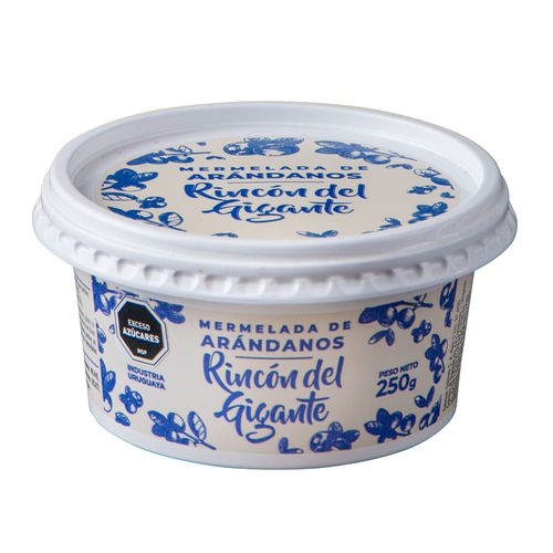 Mermelada de arándanos RINCON DEL GIGANTE 250 g