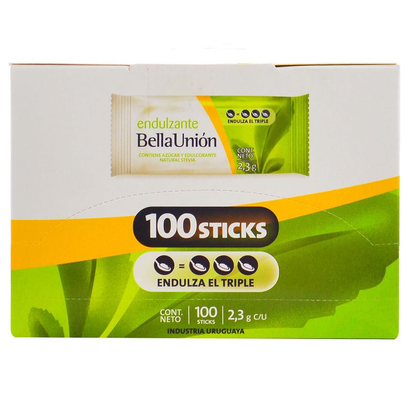 Endulzante-BELLA-UNION-azucar-y-stevia-100-sticks-0