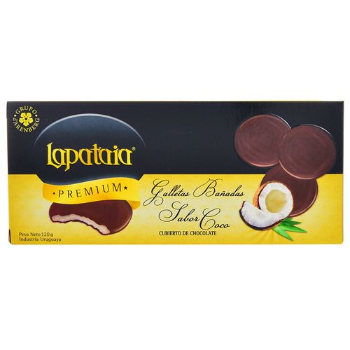 Galletitas LAPATAIA Coco bañadas Chocolate 120 g