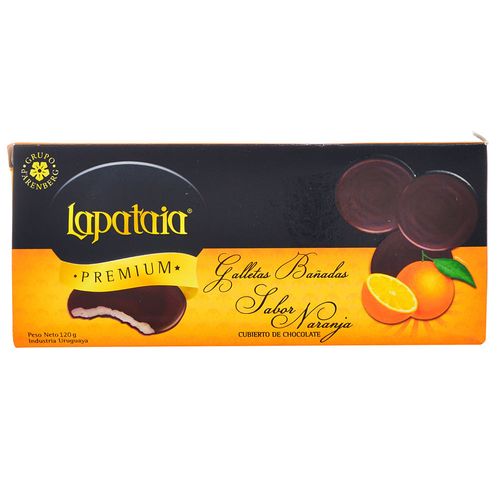 Galletitas LAPATAIA Naranja bañadas Chocolate 120 g