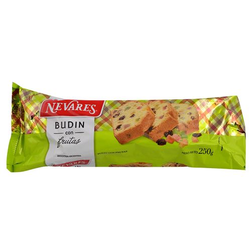 Budín NEVARES con frutas 250 g