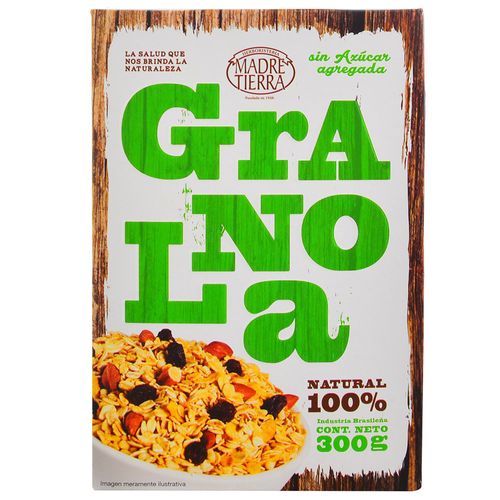 Granola MADRE TIERRA sin azúcar 300 g