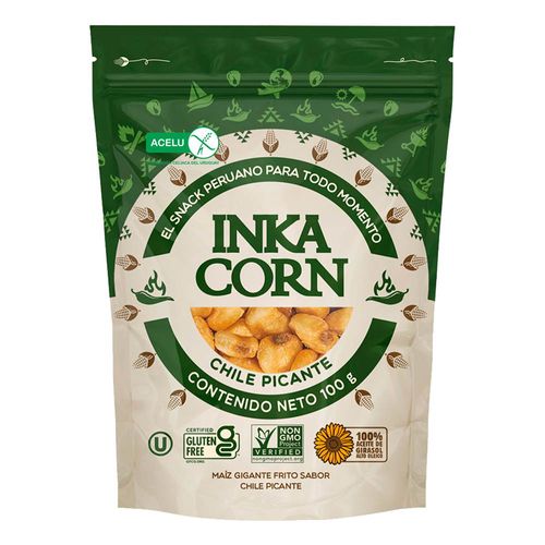 Snack maíz gigante INKA CORN chile picante 100 g