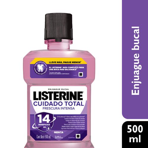 Enjuague bucal LISTERINE Cuidado total 500 ml