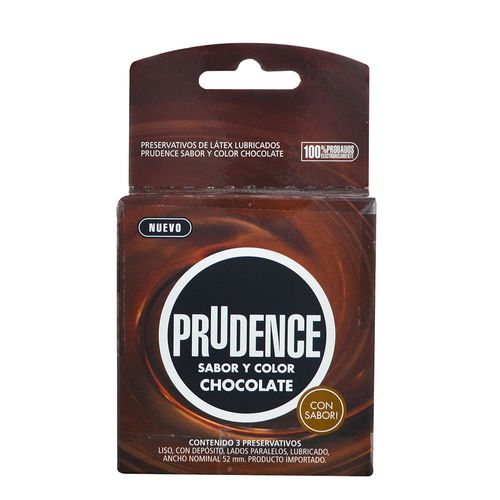 Preservativo PRUDENCE chocolate 3 un.