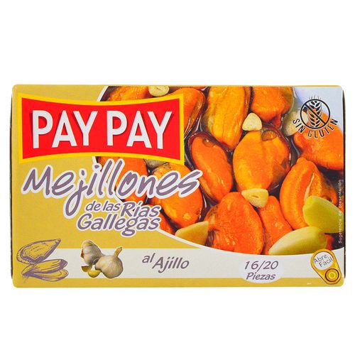 Mejillones al ajillo PAY PAY 115 g