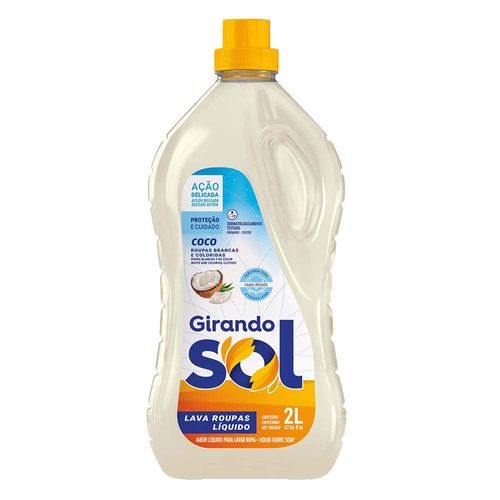 Detergente para Ropa Líquido Girando Sol Coco 2 L