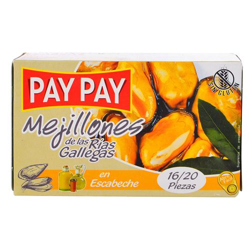 Mejillones en escabeche PAY PAY 115 g