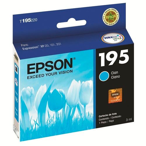 Cartucho EPSON Mod. T195220 Cian
