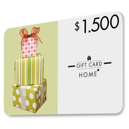 GIFT CARD valor $ 1.500 - Tarjeta Física