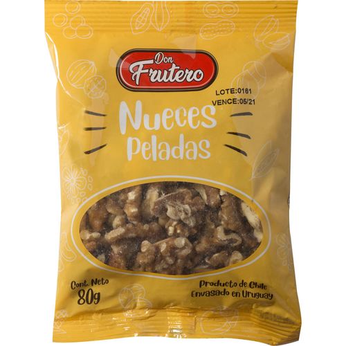 Nueces peladas DON FRUTERO 80 g