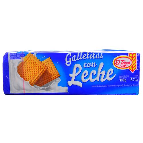 Galletitas EL TRIGAL con leche 190 g