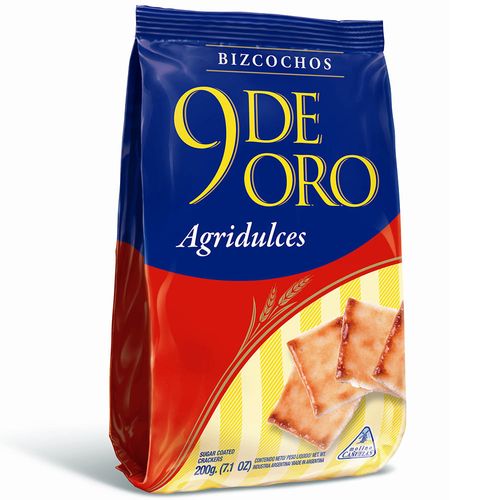 Galletas 9 DE ORO Agridulce 200 g