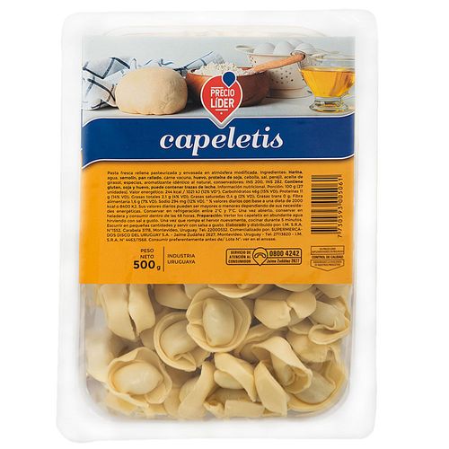 Capelletis PRECIO LIDER bandeja 500 g